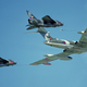 A Victor K2 tanker refuels a pair of English Electric Lightnings in 1972 (Mike Freer)